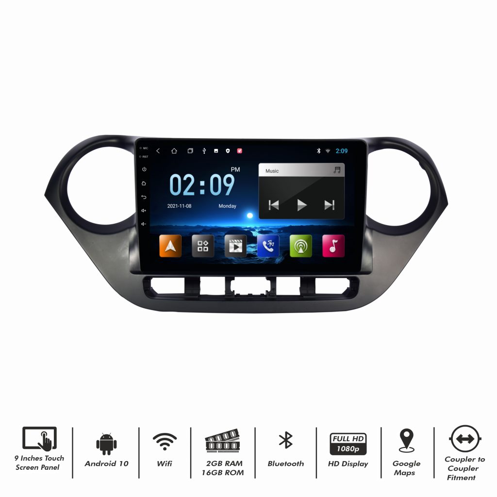 Hyundai i 10 Grand Screen Android Music System